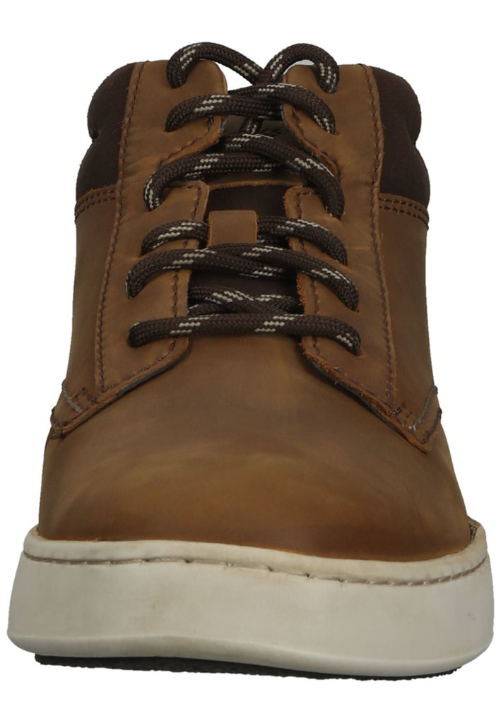 Clarks Sneaker Leder Hellbraun