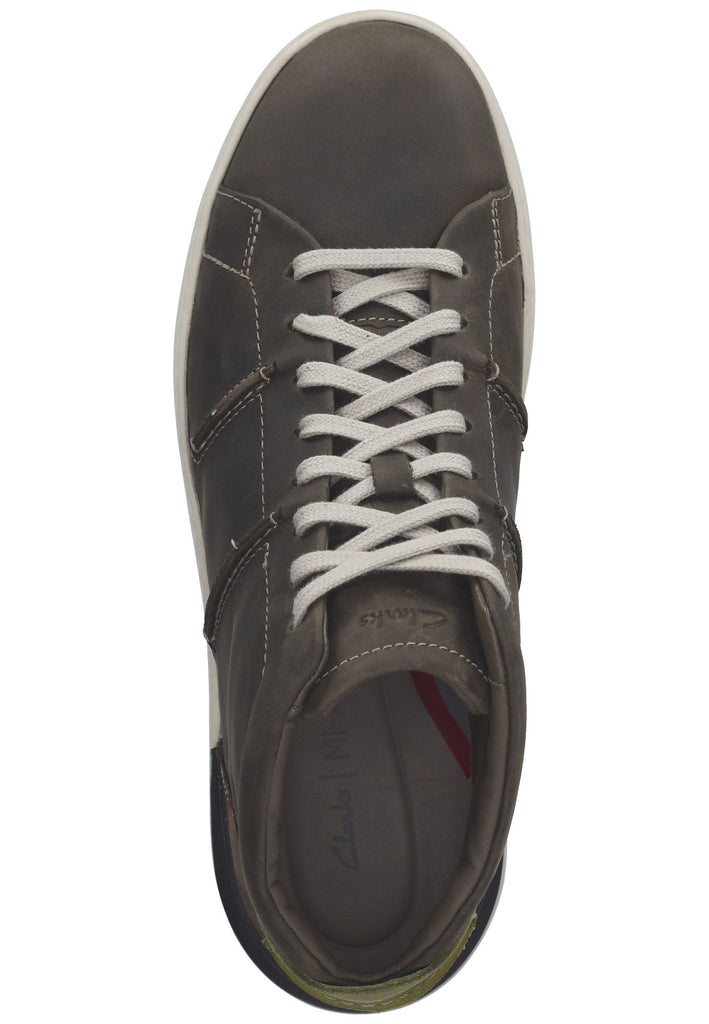Clarks Sneaker Leder Oliv