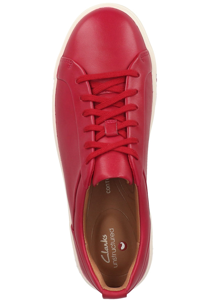 Clarks Sneaker Leder Raspberry