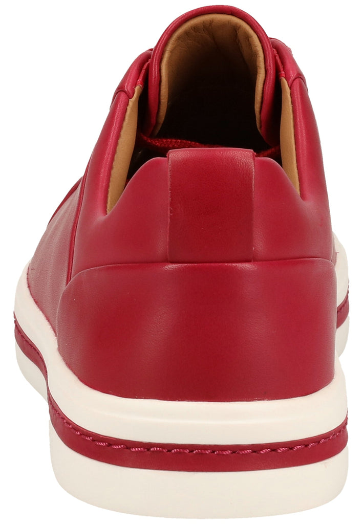 Clarks Sneaker Leder Raspberry