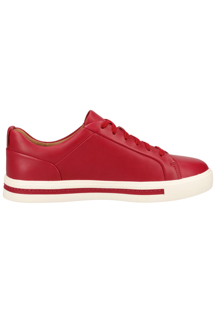 Clarks Sneaker Leder Raspberry