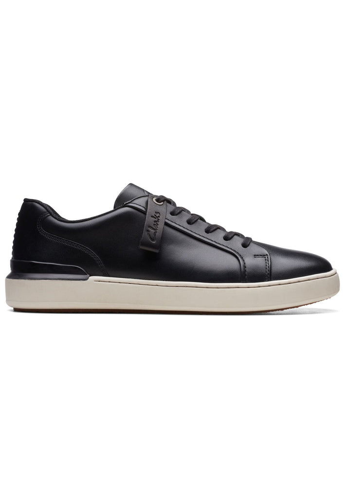 Clarks Sneaker Leder Schwarz