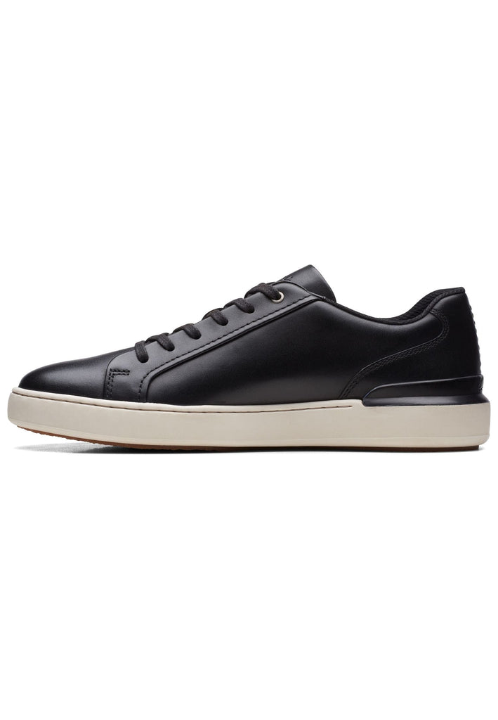 Clarks Sneaker Leder Schwarz