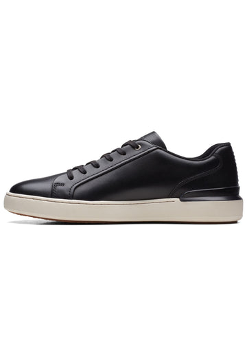 Clarks Sneaker Leder Schwarz