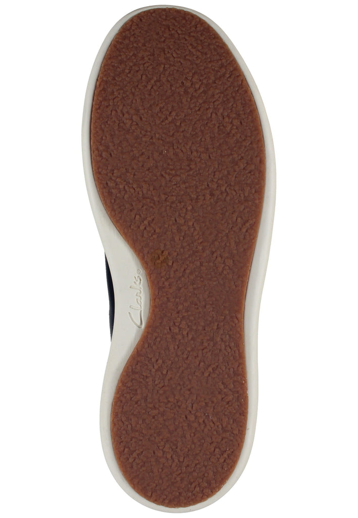 Clarks Sneaker Leder Schwarz