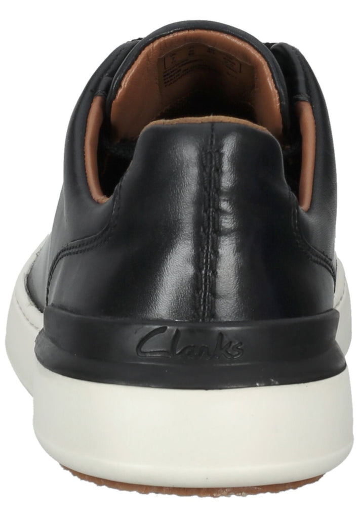 Clarks Sneaker Leder Schwarz