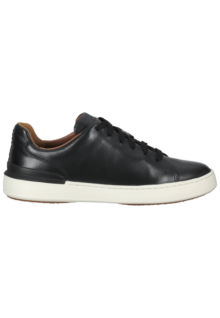 Clarks Sneaker Leder Schwarz