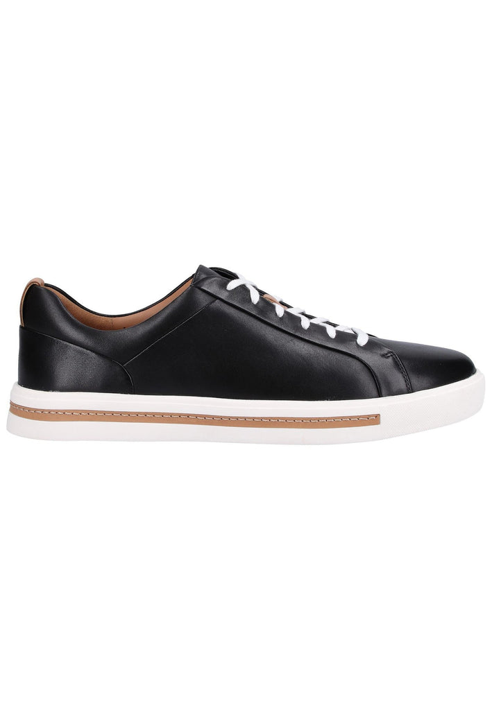 Clarks Sneaker Leder Schwarz