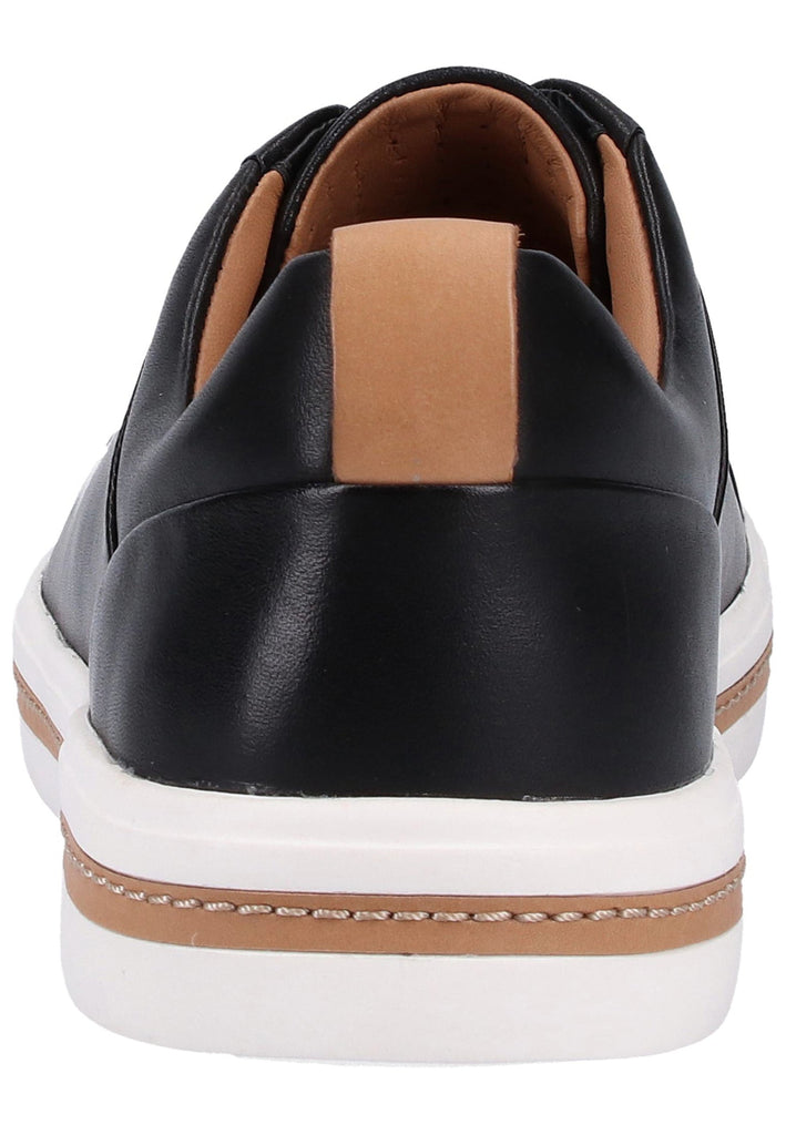 Clarks Sneaker Leder Schwarz