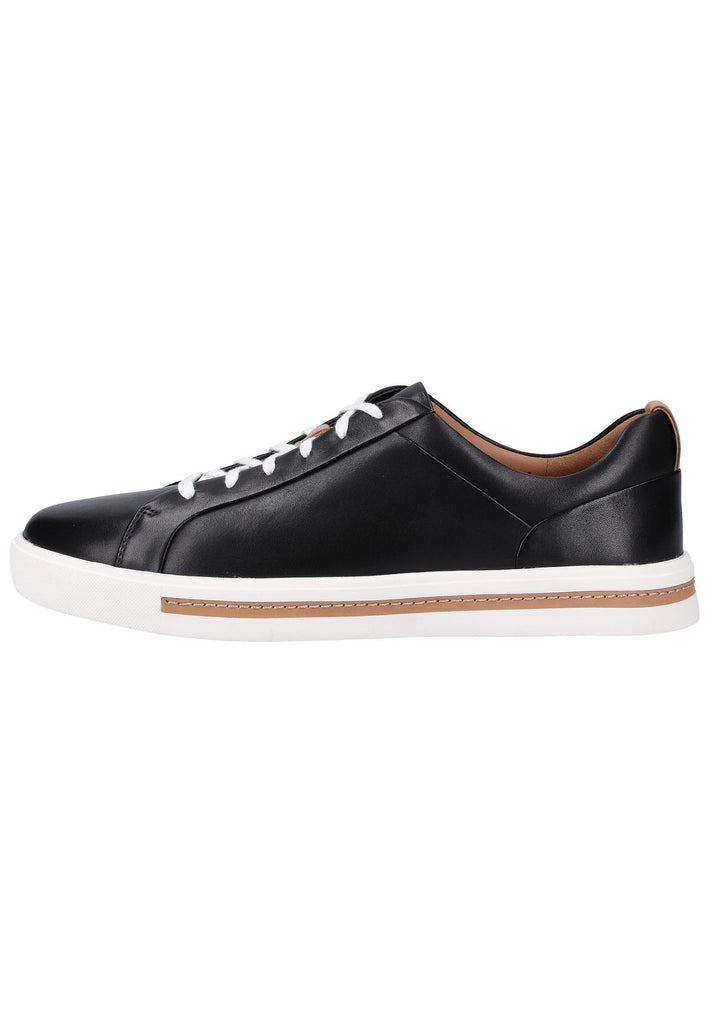 Clarks Sneaker Leder Schwarz