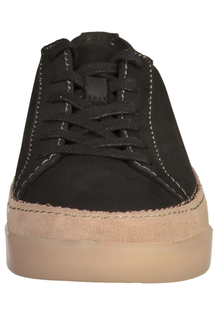 Clarks Sneaker Leder Schwarz