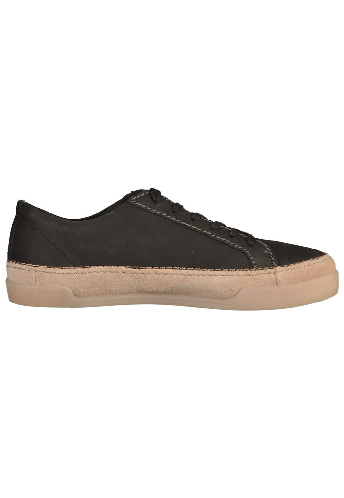 Clarks Sneaker Leder Schwarz