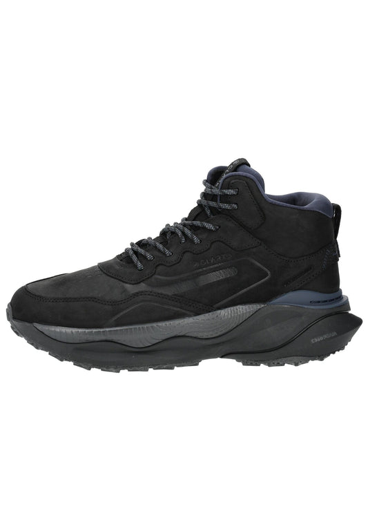 Clarks Sneaker Leder Schwarz/Blau