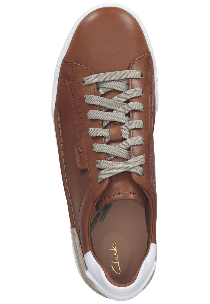 Clarks Sneaker Leder Tan