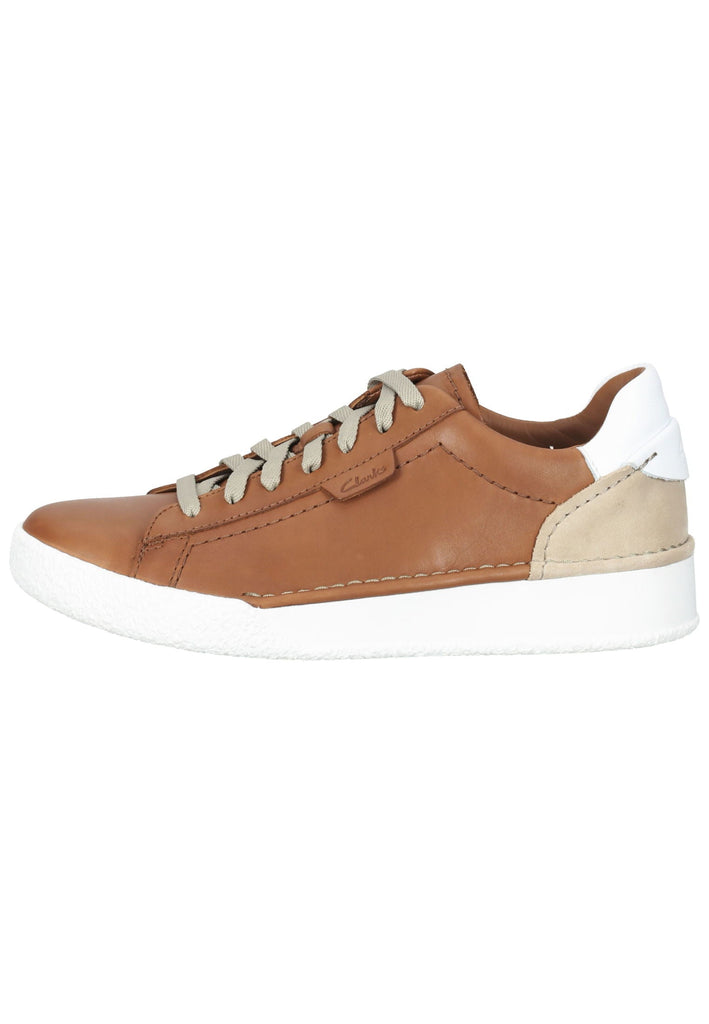 Clarks Sneaker Leder Tan