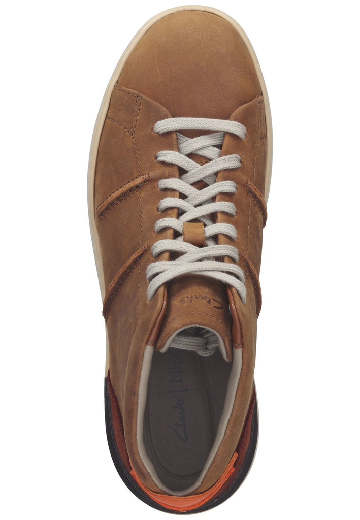 Clarks Sneaker Leder Tan
