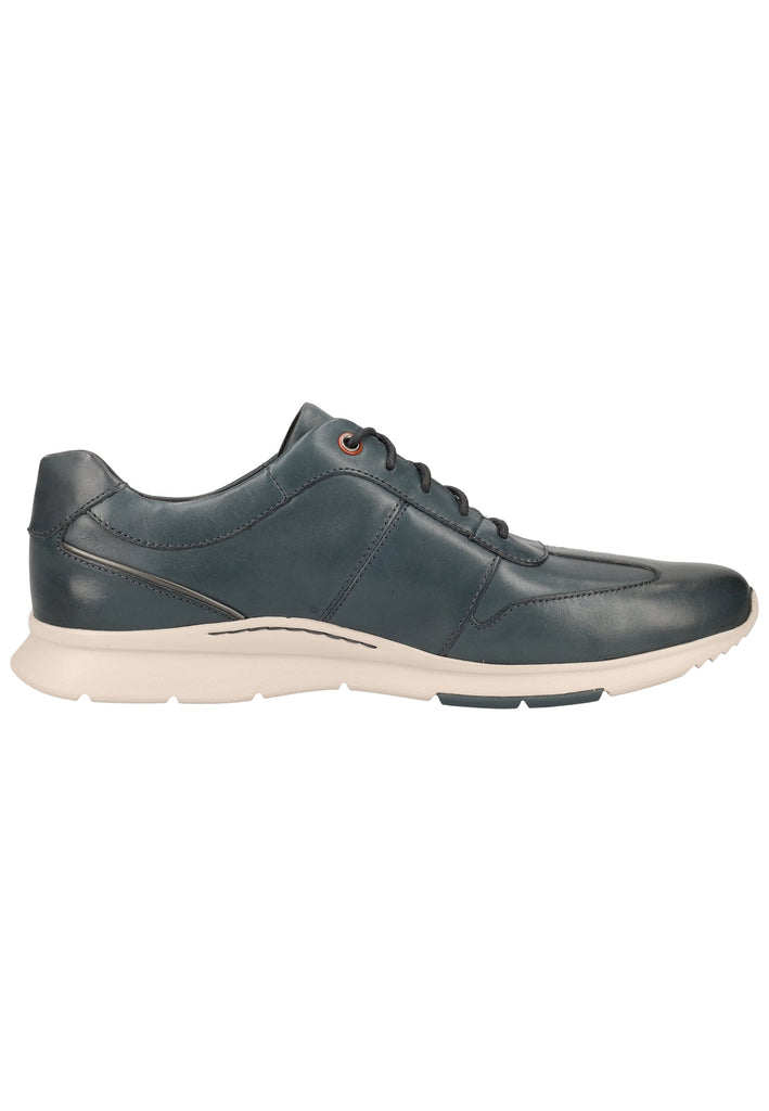 Clarks Sneaker Leder/Textil Dunkelblau