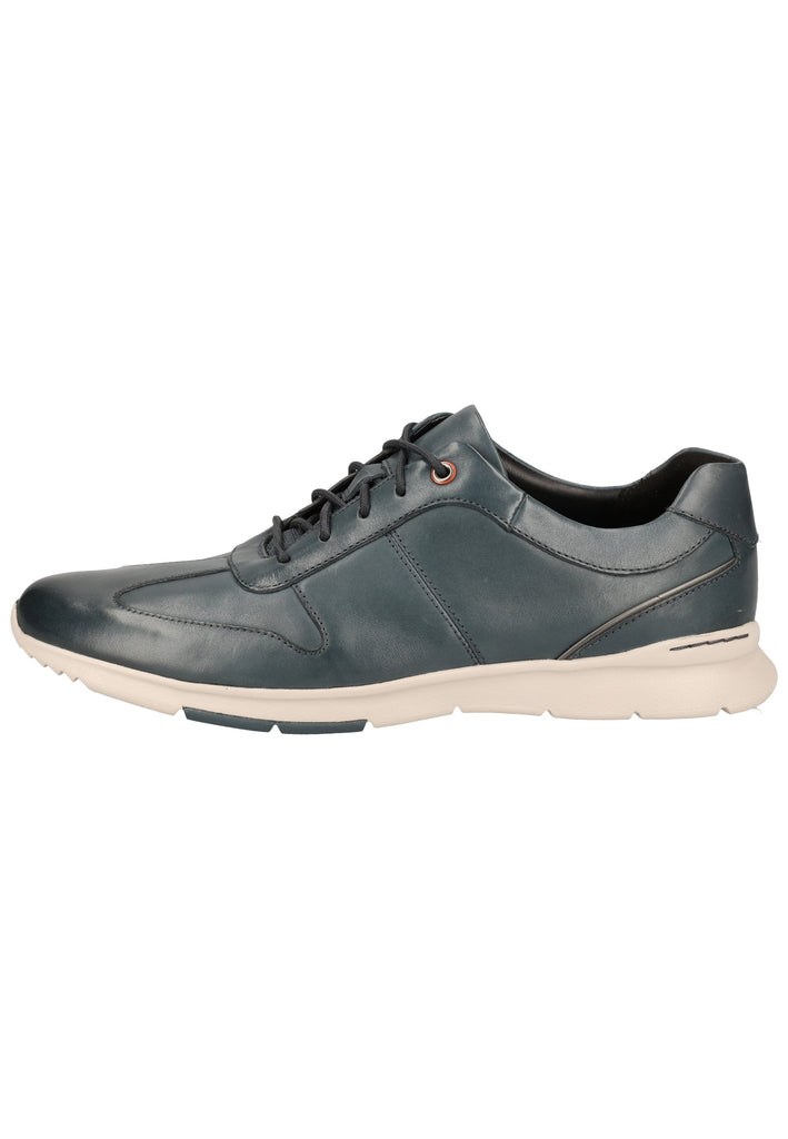 Clarks Sneaker Leder/Textil Dunkelblau