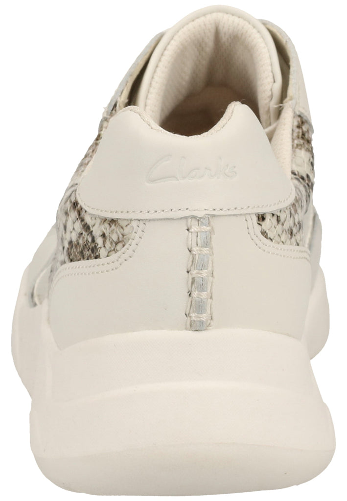 Clarks Sneaker Leder/Textil Grau