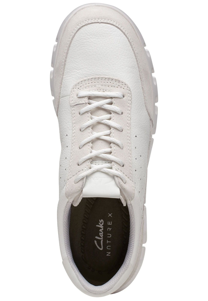 Clarks Sneaker Leder Weiß