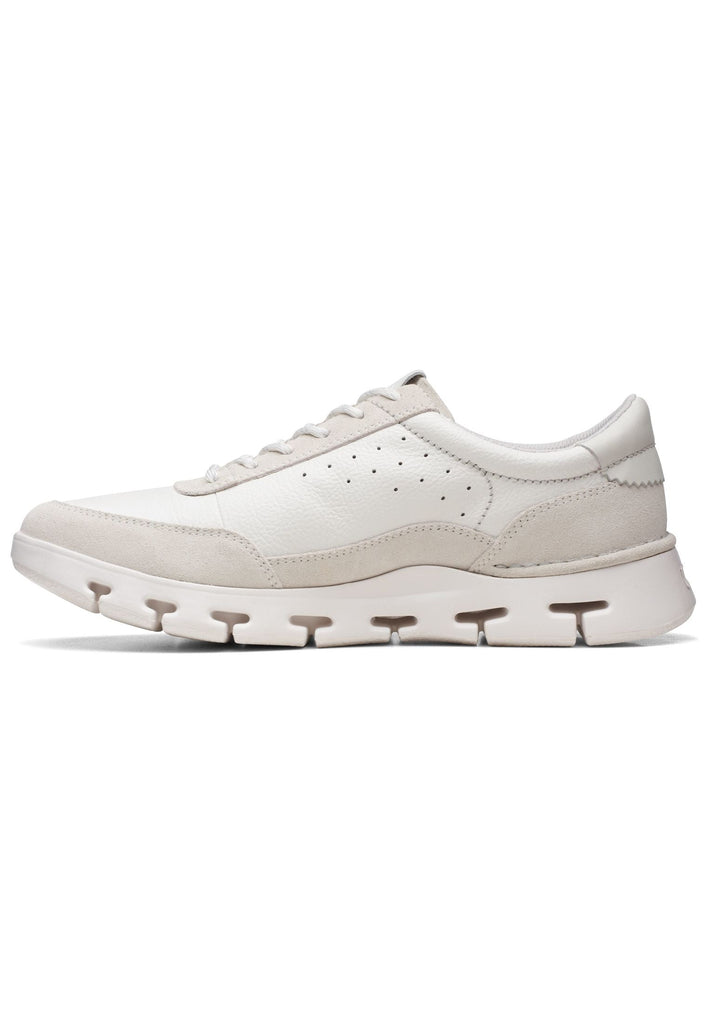 Clarks Sneaker Leder Weiß