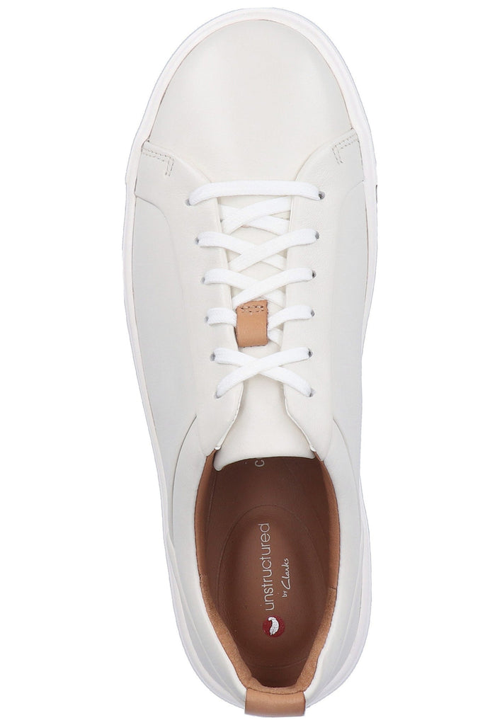 Clarks Sneaker Leder Weiß