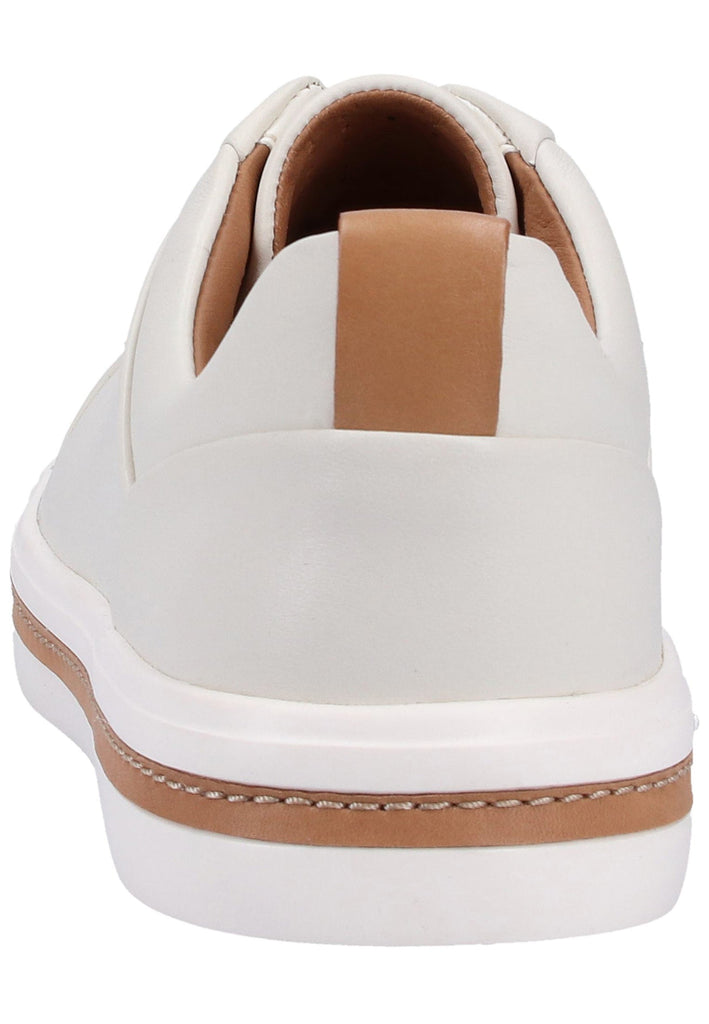 Clarks Sneaker Leder Weiß