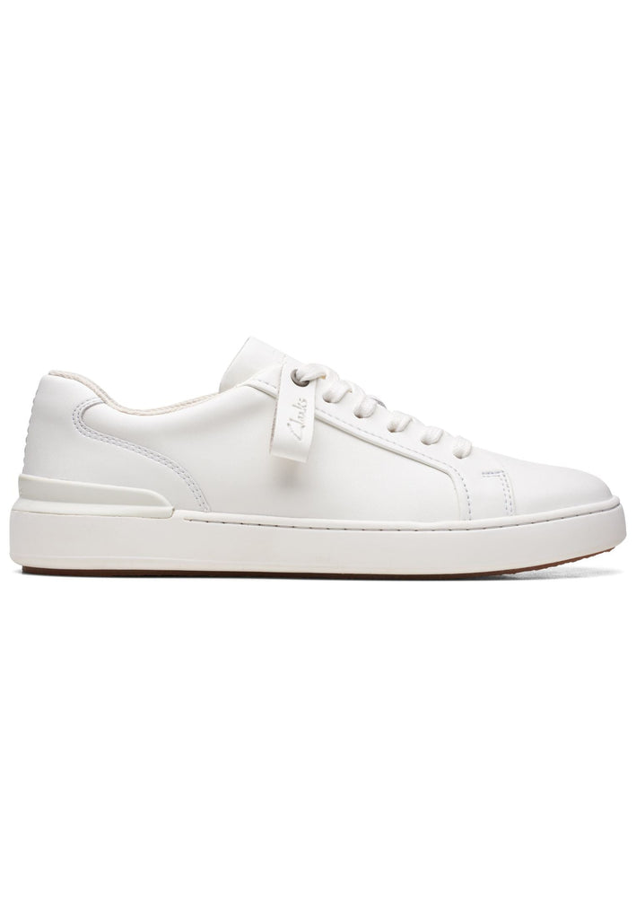 Clarks Sneaker Leder Weiß