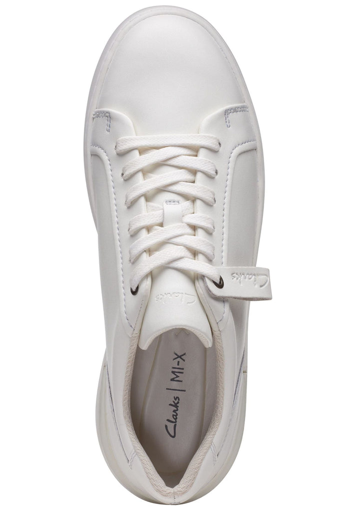 Clarks Sneaker Leder Weiß