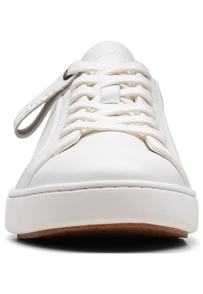 Clarks Sneaker Leder Weiß