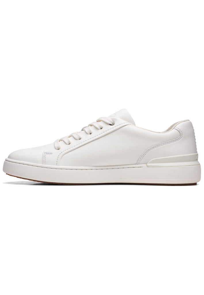 Clarks Sneaker Leder Weiß