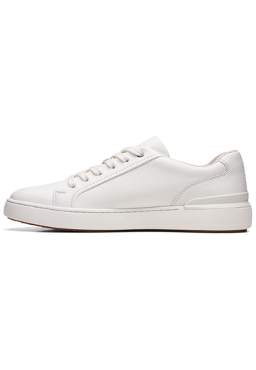 Clarks Sneaker Leder Weiß