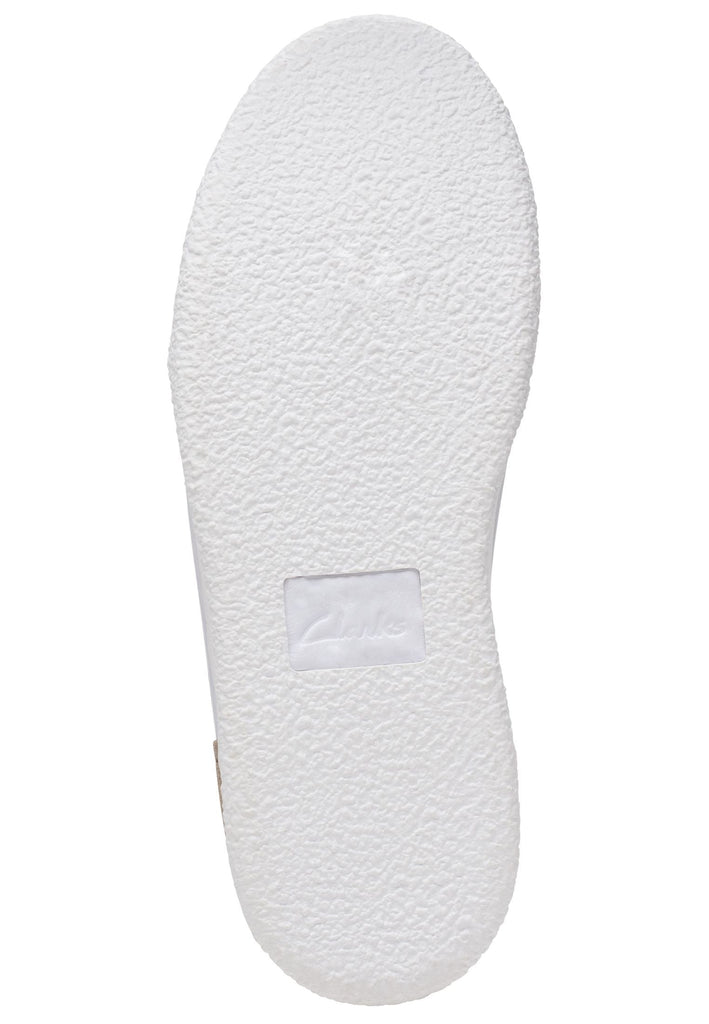 Clarks Sneaker Leder Weiß