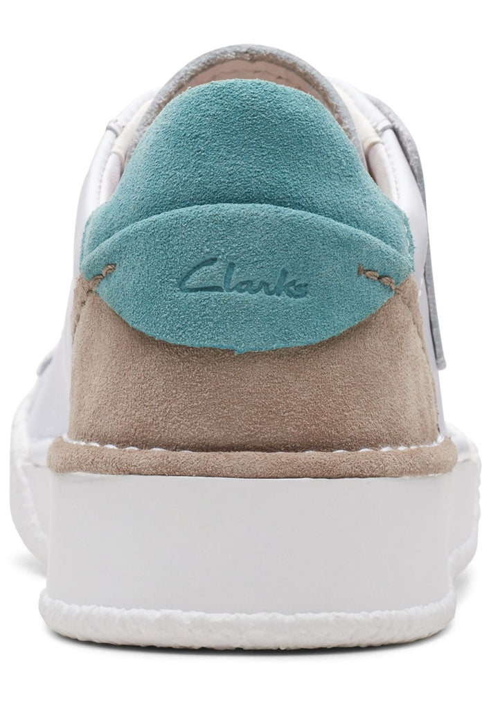Clarks Sneaker Leder Weiß