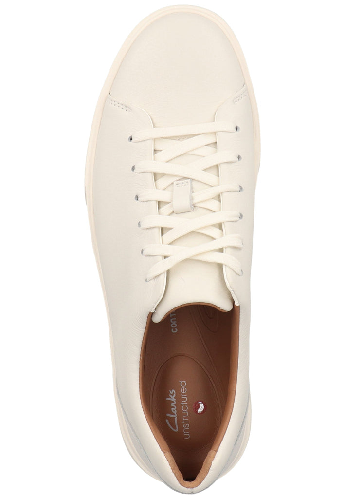 Clarks Sneaker Leder Weiß