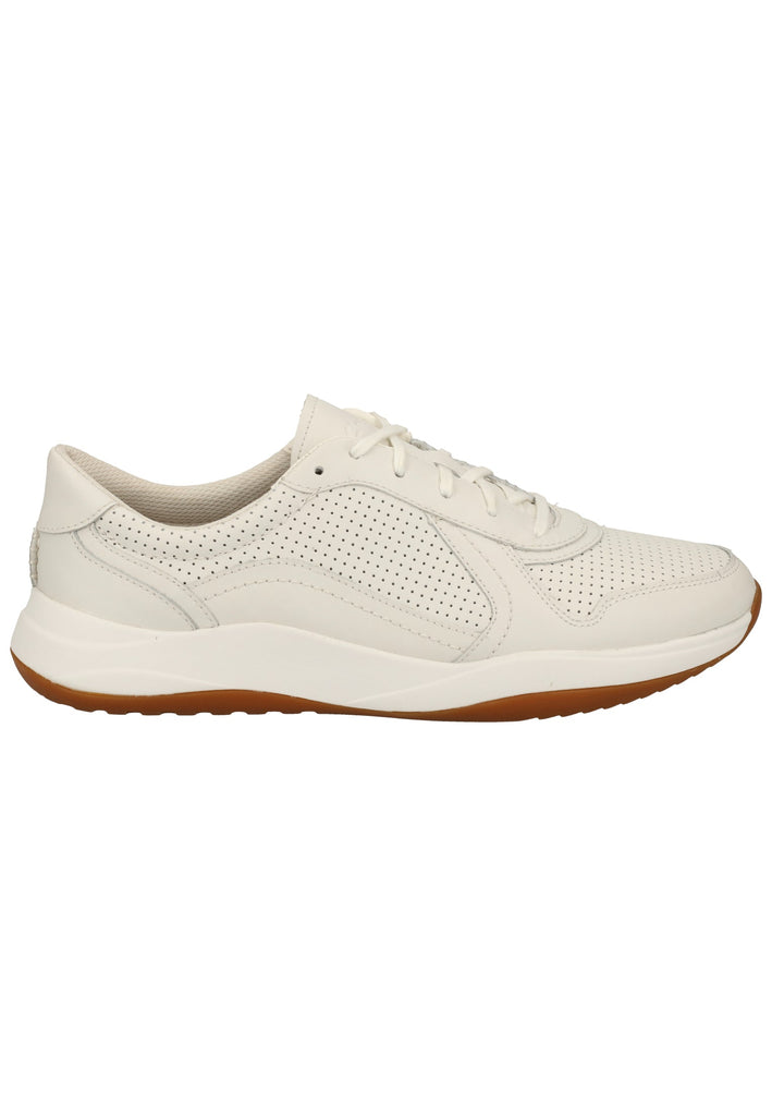 Clarks Sneaker Leder Weiß