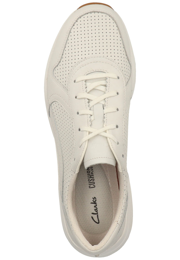 Clarks Sneaker Leder Weiß
