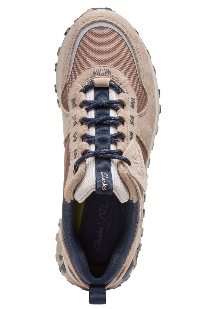 Clarks Sneaker Lederimitat/Textil Sand