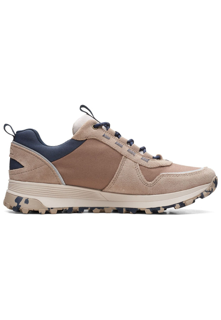 Clarks Sneaker Lederimitat/Textil Sand