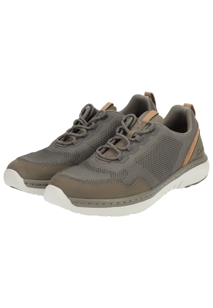 Clarks Sneaker Lederimitat/Textil Stone