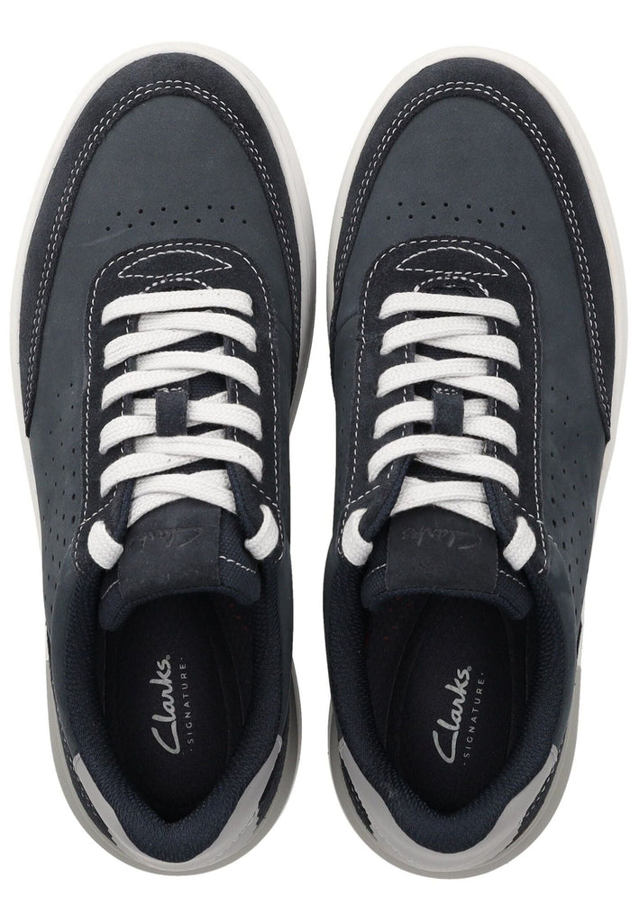 Clarks Sneaker Nubukleder Navy