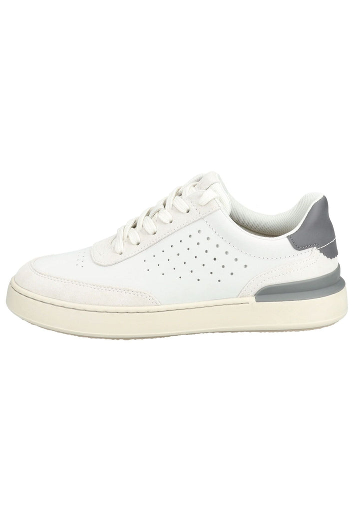 Clarks Sneaker Nubukleder Weiß