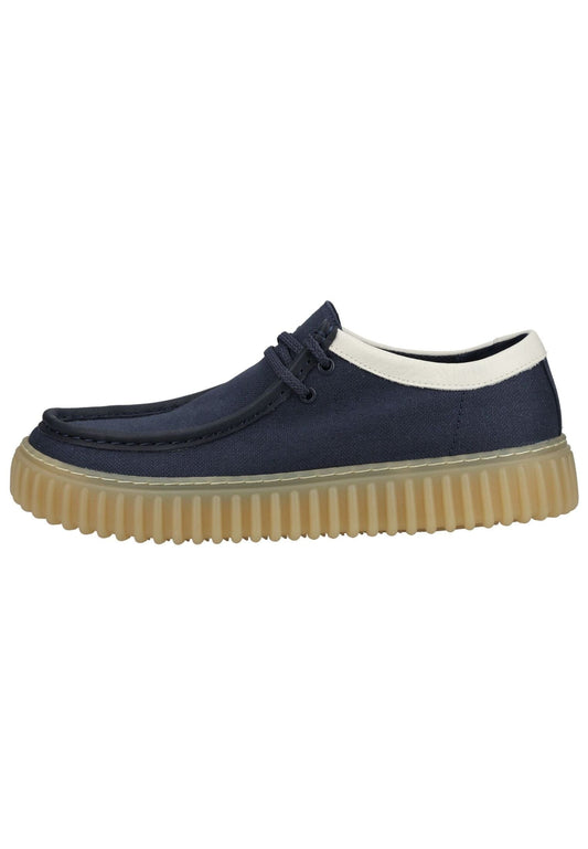 Clarks Sneaker Textil Blau