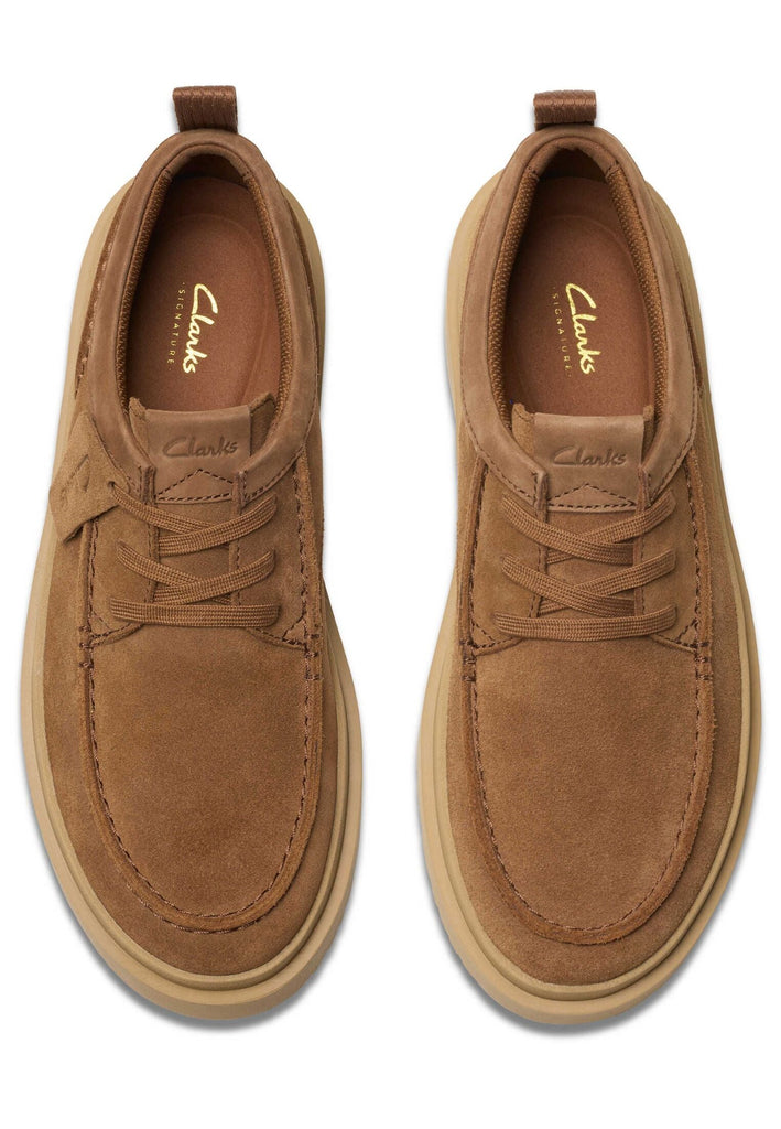 Clarks Sneaker Veloursleder Hellbraun