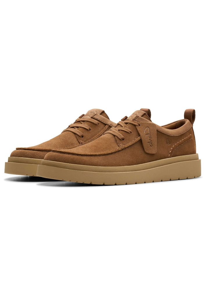 Clarks Sneaker Veloursleder Hellbraun