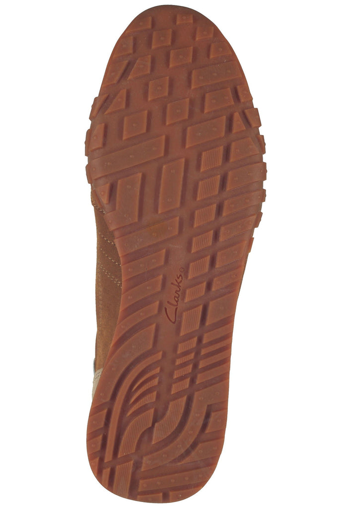 Clarks Sneaker Veloursleder Tan