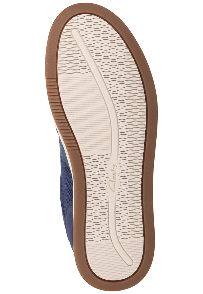Clarks Sneaker Veloursleder/Textil Dunkelblau