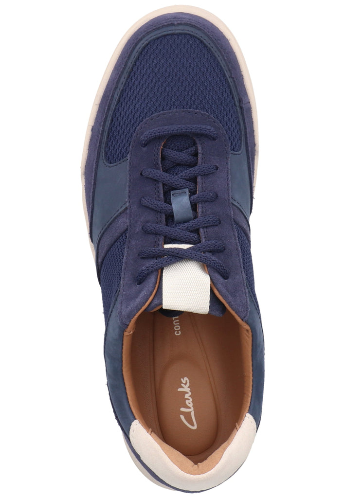 Clarks Sneaker Veloursleder/Textil Dunkelblau