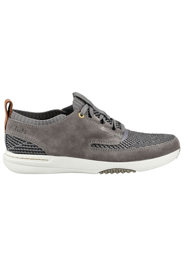 Clarks Sneaker Veloursleder/Textil Grau