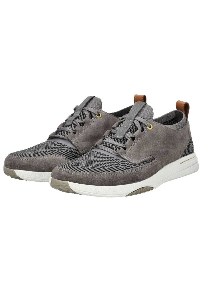 Clarks Sneaker Veloursleder/Textil Grau